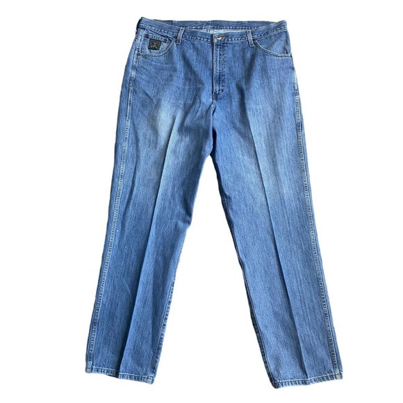 Cinch Jeans Men 42 Blue Straight Green Label 100% Cotton Denim Relaxed Fit 42X36 - Picture 1 of 12